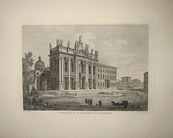 Cottafavi Gaetano (attivo nella prima metà  del XIX Secolo) Basilica di S. Giovanni in Laterano 1843 Roma
